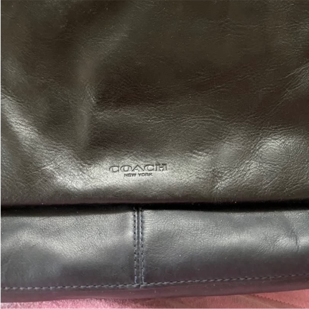 Coach Blue and Black Messenger Bag with Futuristic Design - Picture 4 of 8